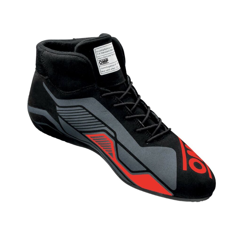 Μπότες Racing OMP OMPIC/82907346 Μαύρο/Κόκκινο