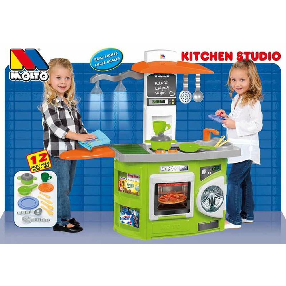 Παιχνίδι κουζίνα Moltó K Kitchen Studio 80 x 28 x 82 cm 12 Τεμάχια 13153