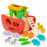 Playset Moltó Noah's ark Ξύλο 17 Τεμάχια