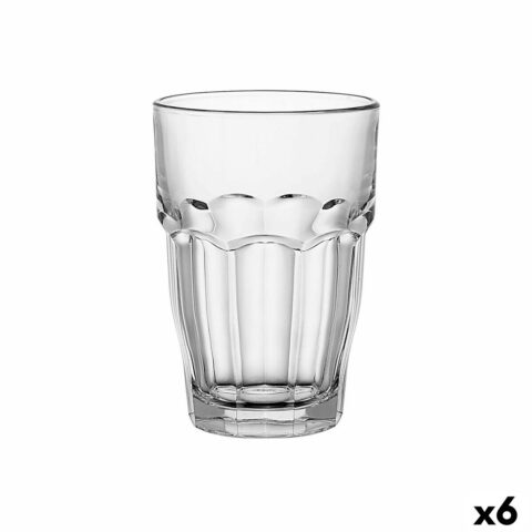 Ποτήρι Bormioli Rocco Rock Bar Διαφανές Γυαλί 370 ml (x6)