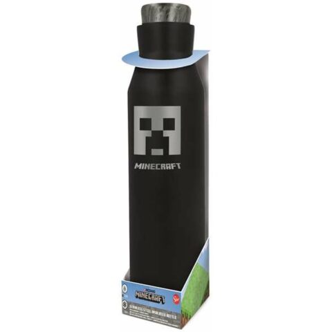 Μπουκάλι Minecraft 580 ml Ανοξείδωτο ατσάλι Σιλικόνη