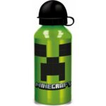 Μπουκάλι Minecraft Creeper Green 400 ml Σιλικόνη Αλουμίνιο