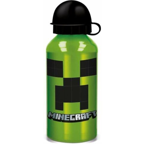 Μπουκάλι Minecraft Creeper Green 400 ml Σιλικόνη Αλουμίνιο