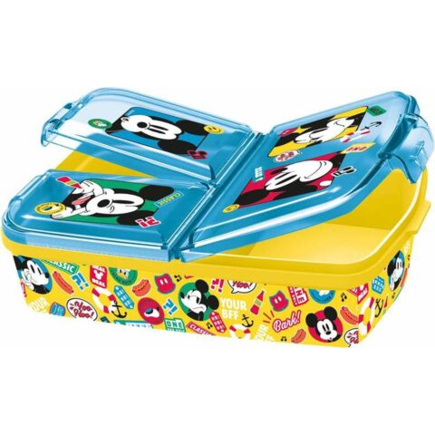 Κουτί Φαγητού με Θήκες Mickey Mouse Fun-Tastic 19