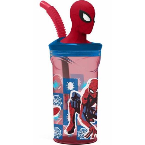 Μπουκάλι νερού Spiderman Midnight Flyer Πλαστική ύλη 360 ml