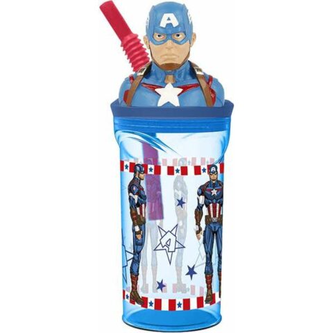 Μπουκάλι The Avengers Invencible Force Captain America 360 ml