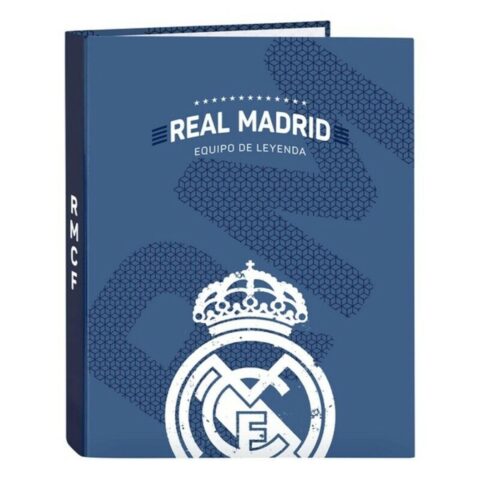Φάκελος δακτυλίου Real Madrid C.F. Leyenda 26.5 x 33 x 4 cm Μπλε A4