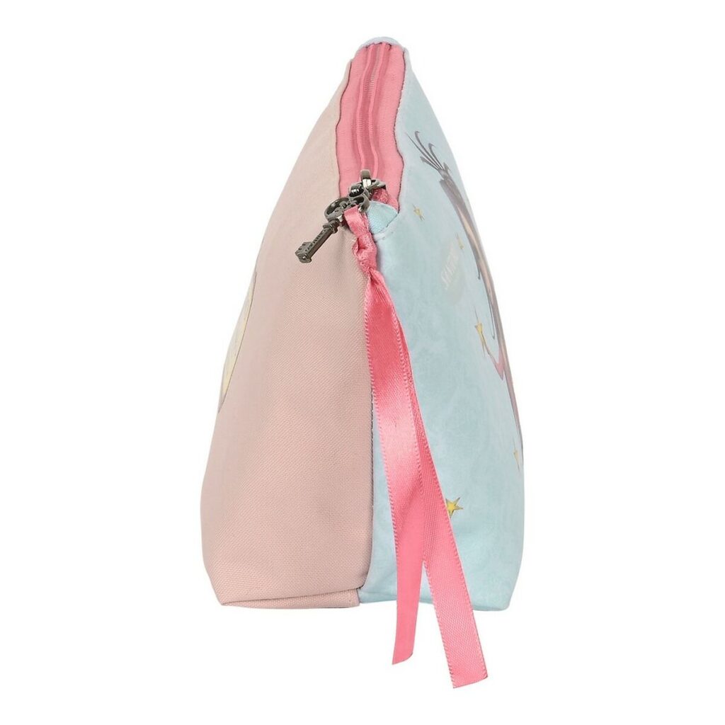 Τσάντα Ταξιδιού Santoro Estella Ροζ Ανοιχτό Πράσινο πολυεστέρας 300D 23 x 12 x 8 cm