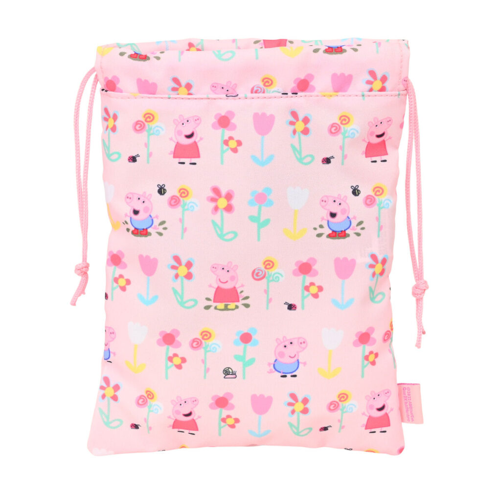 Τσάντα Γεύματος Peppa Pig Having Fun Σάκοι (20 x 25 cm)