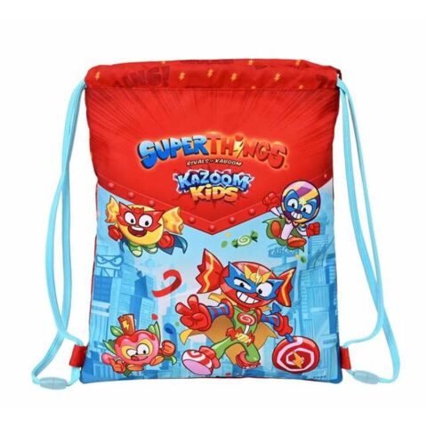 Σχολική Τσάντα με Σχοινιά SuperThings Kazoom Kids (26 x 34 x 1 cm)
