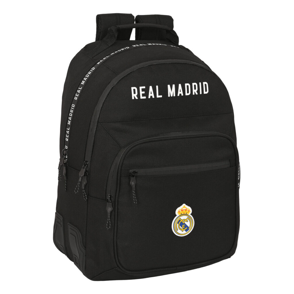 Σχολική Τσάντα Real Madrid C.F. Corporativa Μαύρο
