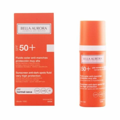 Αντιολισθητικό Hλιακό Κατά Των Κηλίδων Bella Aurora Κανονικό Δέρμα Ξηρό Δέρμα Spf 50+ (50 ml)
