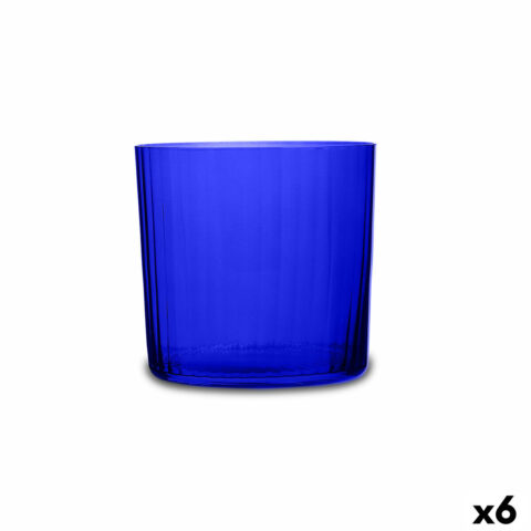 Ποτήρι Bohemia Crystal Optic Μπλε Γυαλί 350 ml (x6)
