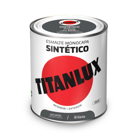 Συνθετικό σμάλτο Titanlux 5808971 Γκρι 750 ml Φωτεινό