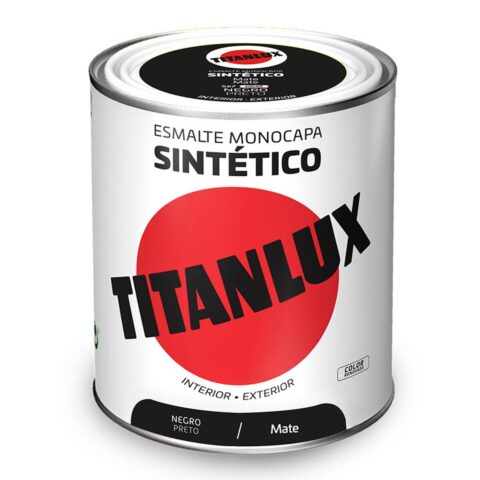 Συνθετικό σμάλτο Titanlux 5809006 Μαύρο 750 ml