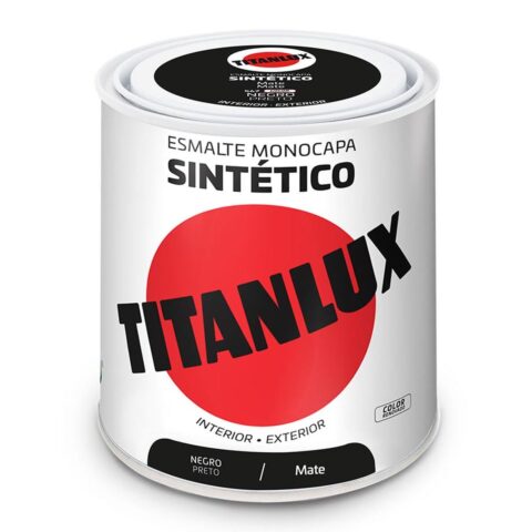 Συνθετικό σμάλτο Titanlux 5809005 250 ml Μαύρο