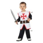 Αποκριάτικη Στολή για Μωρά Πολύχρωμο Ιππότης Σταυροφοριών (2 Τεμάχια) (2 pcs)