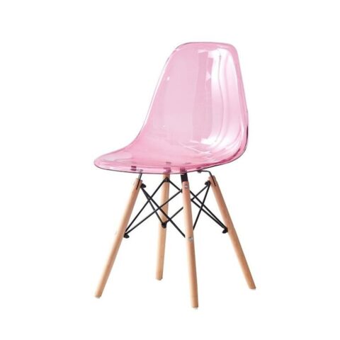 Καρέκλα Τραπεζαρίας DKD Home Decor 44 x 46 x 81 cm Φυσικό Ροζ 30 x 40 cm