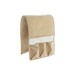 Βάση για Τηλεχειριστήρια DKD Home Decor Κρεμ Camel 30 x 4 x 90 cm