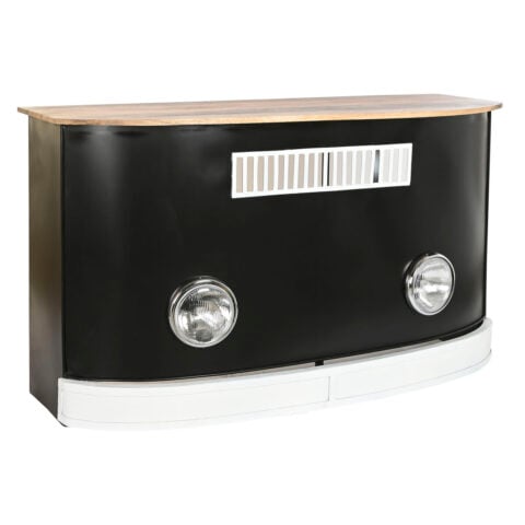 Βοηθητικό Έπιπλο DKD Home Decor BAR Λευκό Καφέ Μαύρο Αλουμίνιο Σίδερο Ξύλο από Μάνγκο 157 x 52 x 90 cm