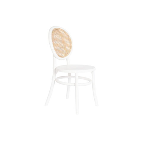 Καρέκλα DKD Home Decor Λευκό Μαύρο Φυσικό 43 x 50 x 89 cm
