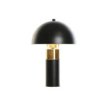 Επιτραπέζιο Φωτιστικό DKD Home Decor Μαύρο Χρυσό Μέταλλο 220 V 50 W 24 x 24 x 37 cm