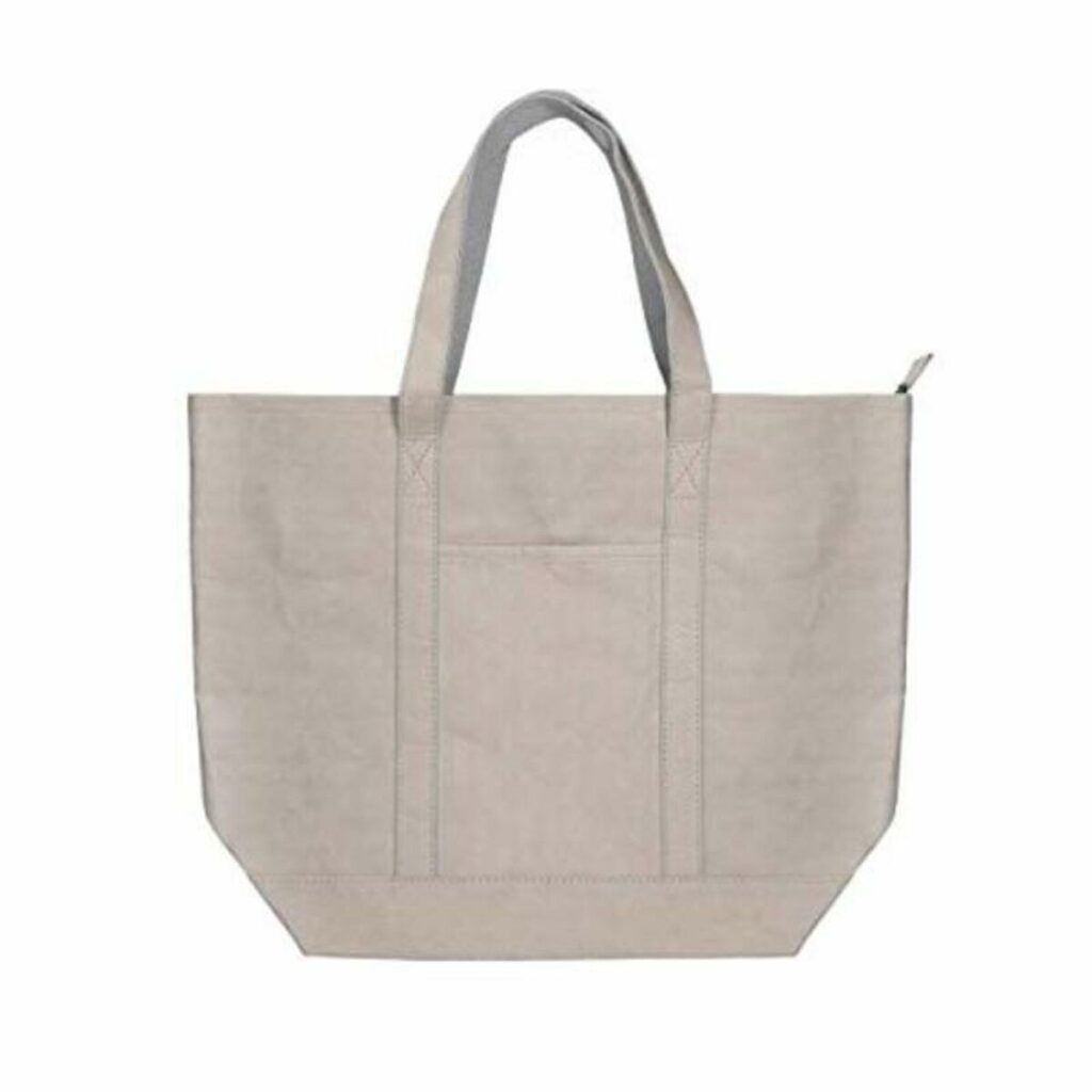 Τσάντα για ψώνια KSIX Γκρι πολυεστέρας χαρτί kraft