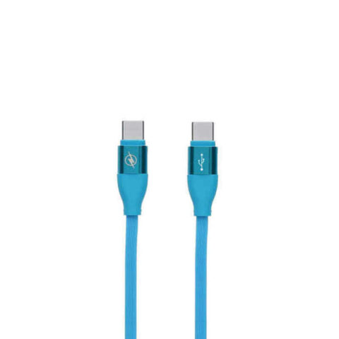 Καλώδιο Δεδομένων/Φόρτισης με USB Contact CABLE DATOS USB TIPO C A TIPO C AZUL Μπλε Τύπος C (1