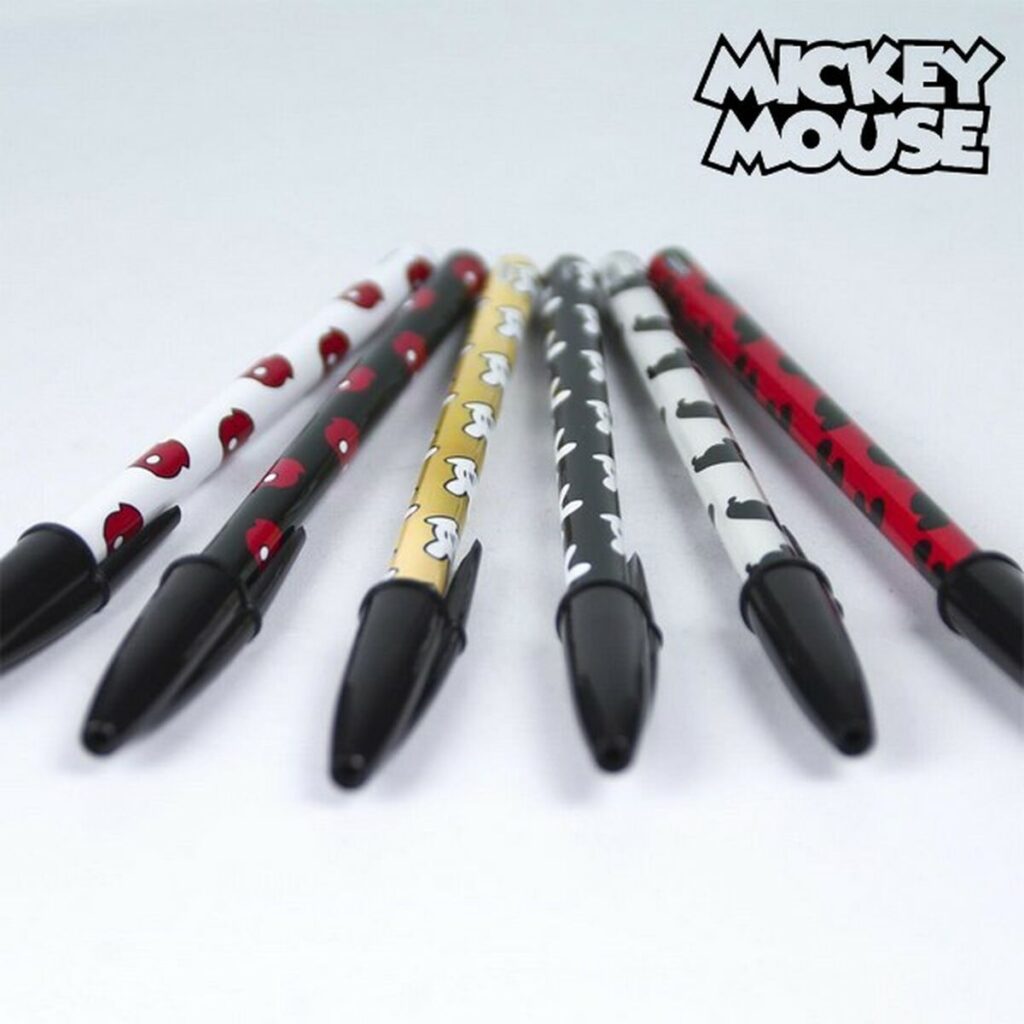 Σετ Στυλό Mickey Mouse CRD-2100002747 (6 pcs) Πολύχρωμο