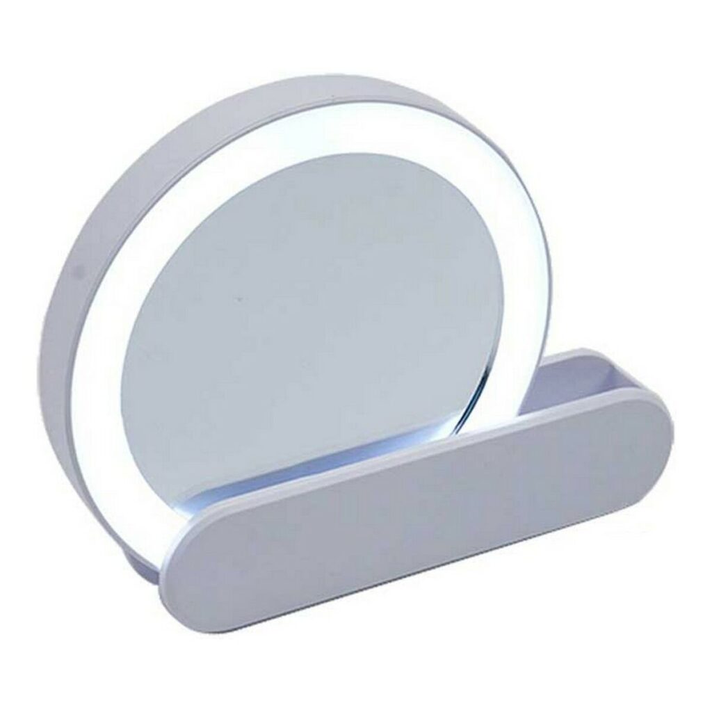 Καθρέφτης Φως LED 9 x 2 x 10 cm Λευκό ABS