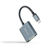 Αντάπτορας USB C σε DVI NANOCABLE 10.16.4103-G Γκρι 15 cm