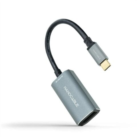 Αντάπτορας USB C σε DisplayPort NANOCABLE 10.16.4104-G Γκρι 15 cm 8K Ultra HD