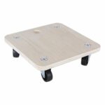 Ξύλινη Βάση με Ρόδες Bricotech 58764 (30 x 30 x 8 cm) Ξύλο 30 x 30 x 8 cm 1