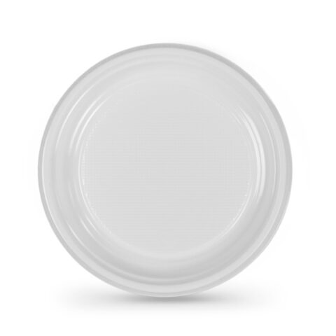 Σετ επαναχρησιμοποιήσιμων πιάτων Algon Στρόγγυλο Λευκό 20