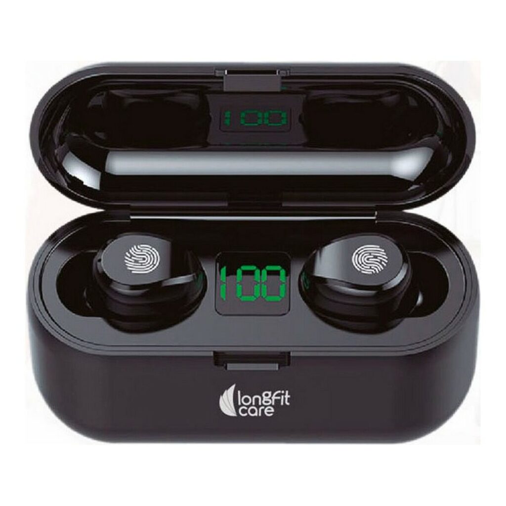 Ασύρματα Ακουστικά LongFit Care Bluetooth Μαύρο