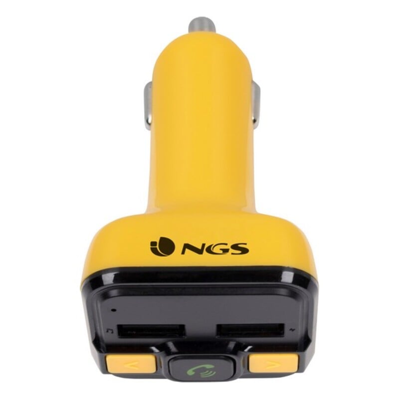 MP3 Player και FM Bluetooth Πομπός για το Αυτοκίνητο NGS Spark BT Curry 2.4A Κίτρινο
