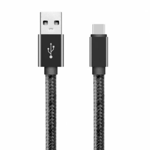 Καλώδιο USB A σε USB C Unotec 32.0276.01.00 Μαύρο 1 m