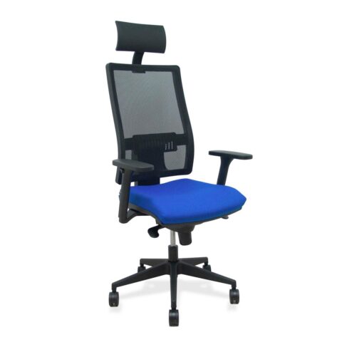 Καρέκλα γραφείου με κεφαλάρι Horna P&C B3DR65C Μπλε