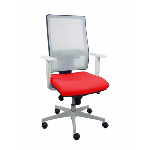 Καρέκλα Γραφείου Horna P&C 50B4BRP Λευκό Κόκκινο