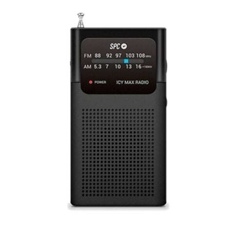 Ραδιόφωνο SPC Internet 4588N ICY MAX Μαύρο Ραδιόφωνο AM / FM
