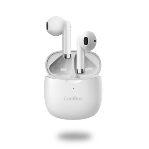 Bluetooth Ακουστικά με Μικρόφωνο CoolBox TWS-01 Λευκό