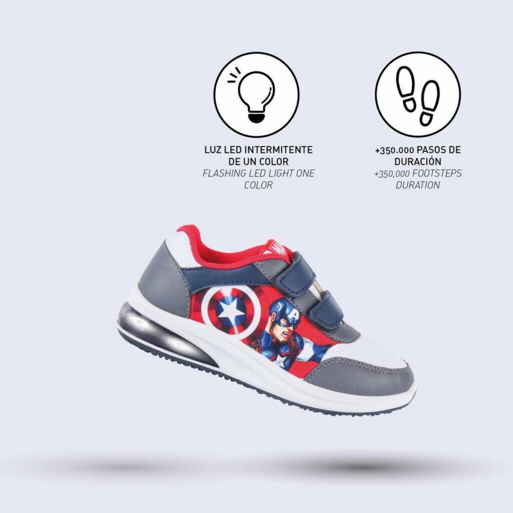 Αθλητικα παπουτσια με LED The Avengers Μπλε