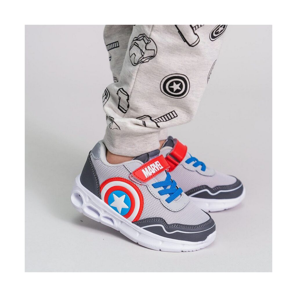 Αθλητικα παπουτσια με LED The Avengers Γκρι