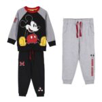 Παιδική Αθλητική Φόρμα Mickey Mouse Μαύρο