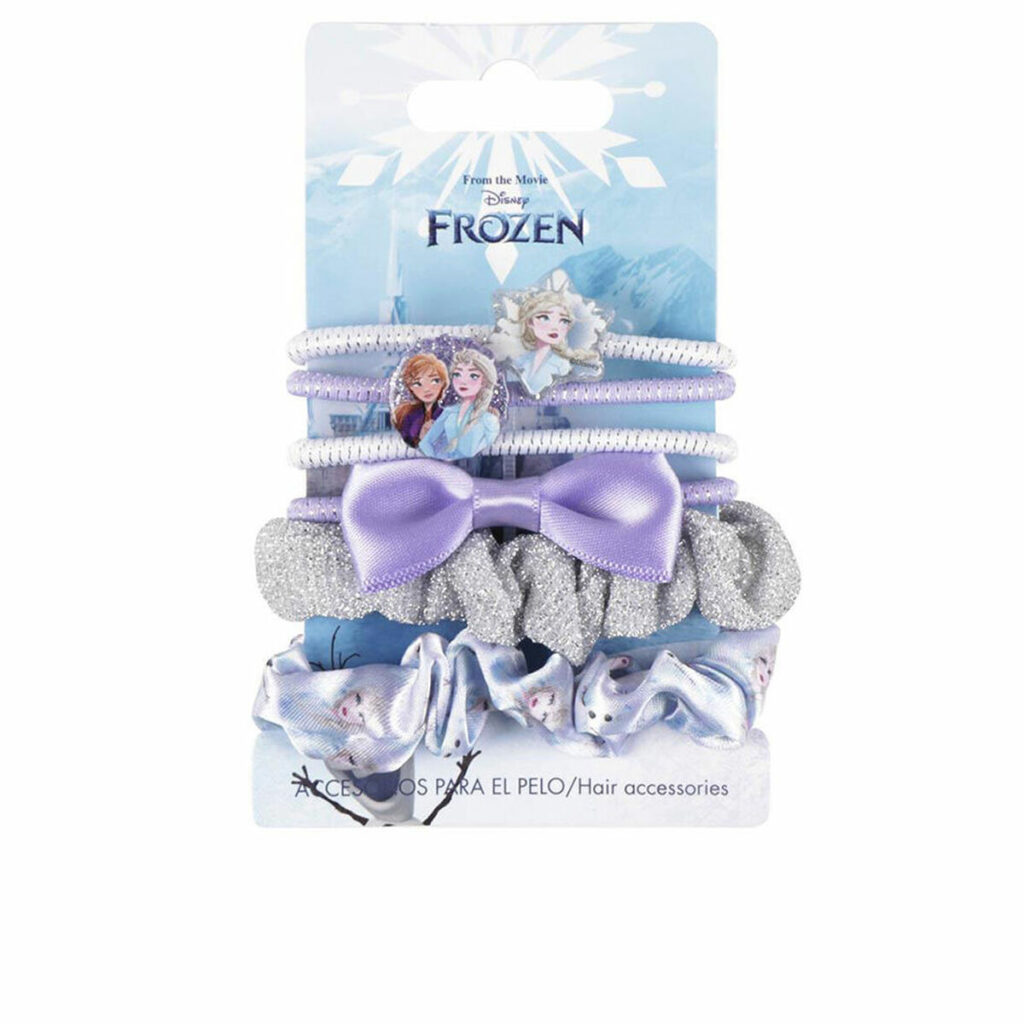 Κορδέλες για τα μαλλιά Princesses Disney   Πολύχρωμο Frozen (6 Τεμάχια)