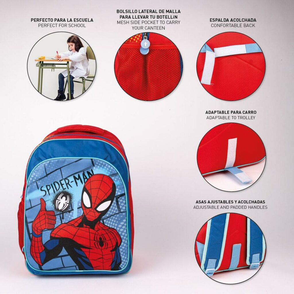 Σχολική Τσάντα Spiderman Κόκκινο Μπλε