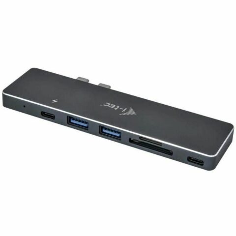 USB Hub i-Tec Thunderbolt 3 Replicador de puertos de metal para Apple MacBook Pro + Power Delivery