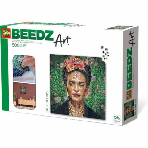 Μωσαϊκό SES Creative Beedz Art - Frida Kahlo  Χειροτεχνικό Παιχνίδι 5000 Τεμάχια