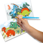 Σχέδια για ζωγραφική SES Creative Colouring with Water Δεινόσαυροι