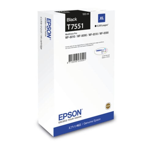 Αυθεντικό Φυσίγγιο μελάνης Epson C13T755140 Μαύρο